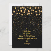 Invitation Vintage Rouge Vieux Noël (Dos)