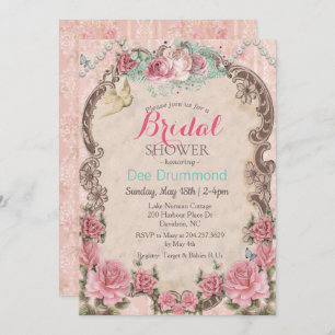 Invitation vintage Shabby Chic Bridal Shower