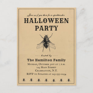 Invitation vintage Simple Halloween Party