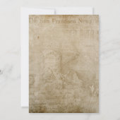 Invitation Vintage soirée costumée Halloween poupée Déplaisan (Dos)