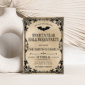 Invitation Vintage Spooktacular Adult Halloween Party
