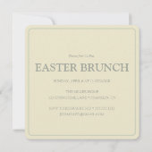 Invitation vintage Spring Floral Pâques Bunch (Dos)