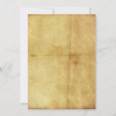 Invitation Vintage Steampunk Black Silver Gold (Dos)