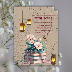 Invitation Vintage Storybook Floral Baby shower
