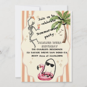 Invitation Vintage Summerween 