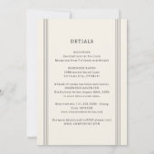 Invitation Vintage Swans All In One Monogram Wedding (Dos)
