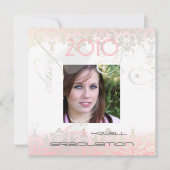 Invitation Vintage/Swirls/Damask/Graduations (Devant)