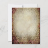 Invitation Vintage Tour Eiffel Baby shower Paris (Dos)