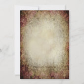 Invitation Vintage Tour Eiffel Baby shower Paris (Dos)