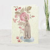 Invitation vintage traditionnelle catholique commu (Devant)