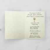 Invitation vintage traditionnelle catholique commu (Intérieur)