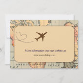 Invitation Vintage, Travel Themed Wedding Invite (Dos)