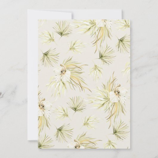 Invitation Vintage Tropics Boho Bat mitzvah (Dos)