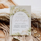 Invitation Vintage Tropics Boho Bat mitzvah