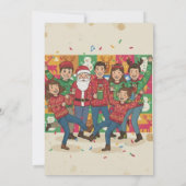 Invitation Vintage Ugly Sweater Christmas Party Casual (Dos)