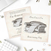 Invitation Vintage Victorian House
