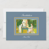 Invitation Vintage Victorian Tea Party (Devant)