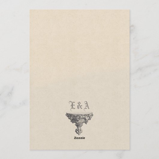 Invitation Vintage victorian wedding (Dos)