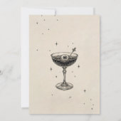 Invitation vintage victorienne pour une fête d'Hal (Dos)