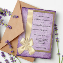 Vintage Violet Rustic Elegance Mariage