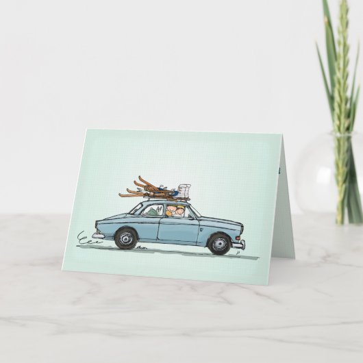 Invitation Vintage Volvo 122s Amazon (Devant)