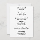 Invitation Vintage voyage au Caire, Égypte, Biplane Avion (Dos)