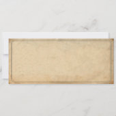 Invitation Vintage Wedding Ticket II Punchout (Dos)