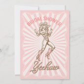 Invitation vintage Western Cowgirl Bridal Shower (Dos)