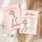 Invitation vintage Western Cowgirl Bridal Shower