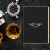 Invitation Vintage Whisky Black Anniversaire
