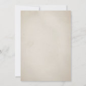 Invitation Vintage Wicked Bon Temps Halloween (Dos)