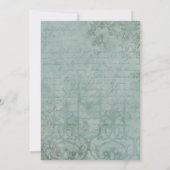 Invitation Vintage Wonderland Tea Party Anniversaire Invitati (Dos)