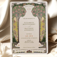 Vintages fleuris arbres de l'amour Mariage victori