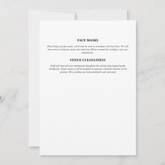 Invitation Vinyard fine repas d'été piazza topiaire peuplier (Dos)