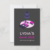 Invitation Vinyl & Books Personalized Reading Tracker Card (Dos)
