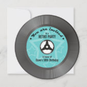 Invitation Vinyl Retro (Devant)
