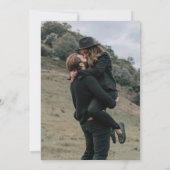 Invitation Violet Bourgogne Arc Floral Noir (Dos)