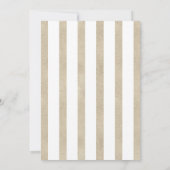 Invitation Violet doux violet lavande or Mariage Floral (Dos)