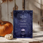 Invitation Violet gothique Éffrayant UN Anniversaire