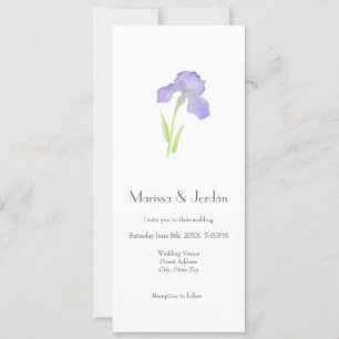 Invitation Violet Iris