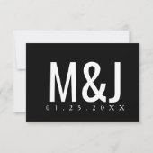 Invitation Violet moderne Abstrait Blush Strokes Mariage RSVP (Dos)