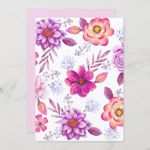 Invitation Violet rose