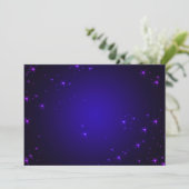 Invitation Violet Stars (Debout devant)
