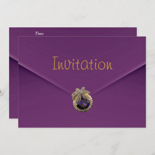 Invitation Violet Velvet Bijou