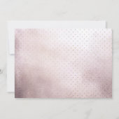 Invitation Violets Violets Violets Archés Photo Baptême uniqu (Dos)