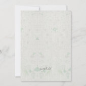 Invitation Violettes Bleues (Dos)