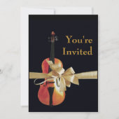 Invitation Violon (Devant)