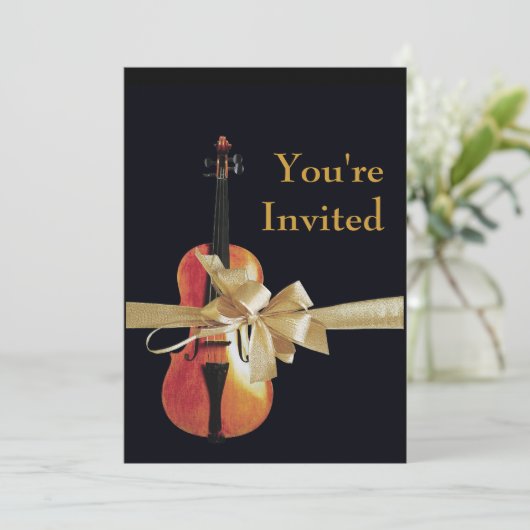 Invitation Violon (Debout devant)