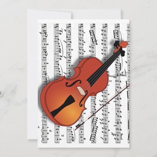 Invitation Violon Lover, Rejoignez Us_Invitation (Devant)