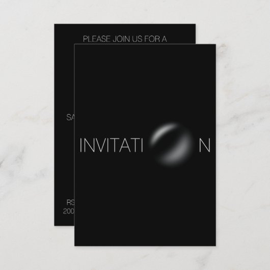 Invitation Vip (Devant / Derrière)